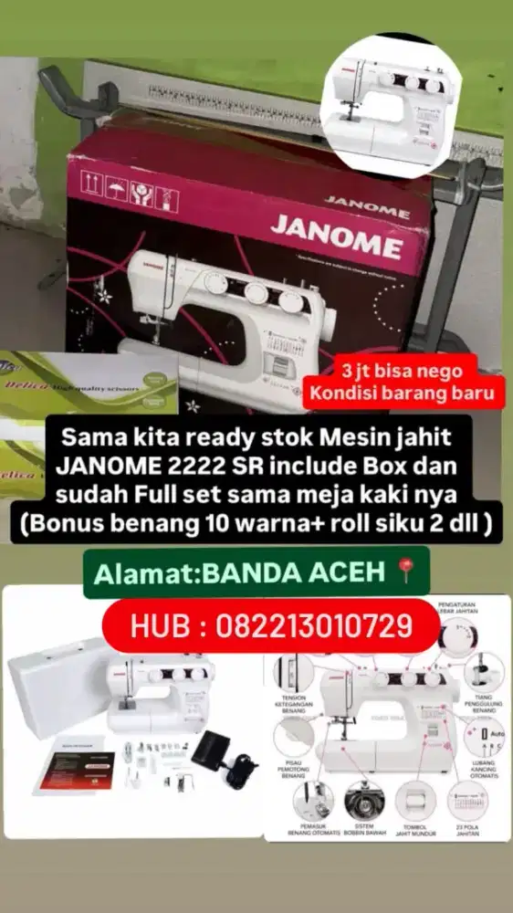 Mesin jahit untuk usaha