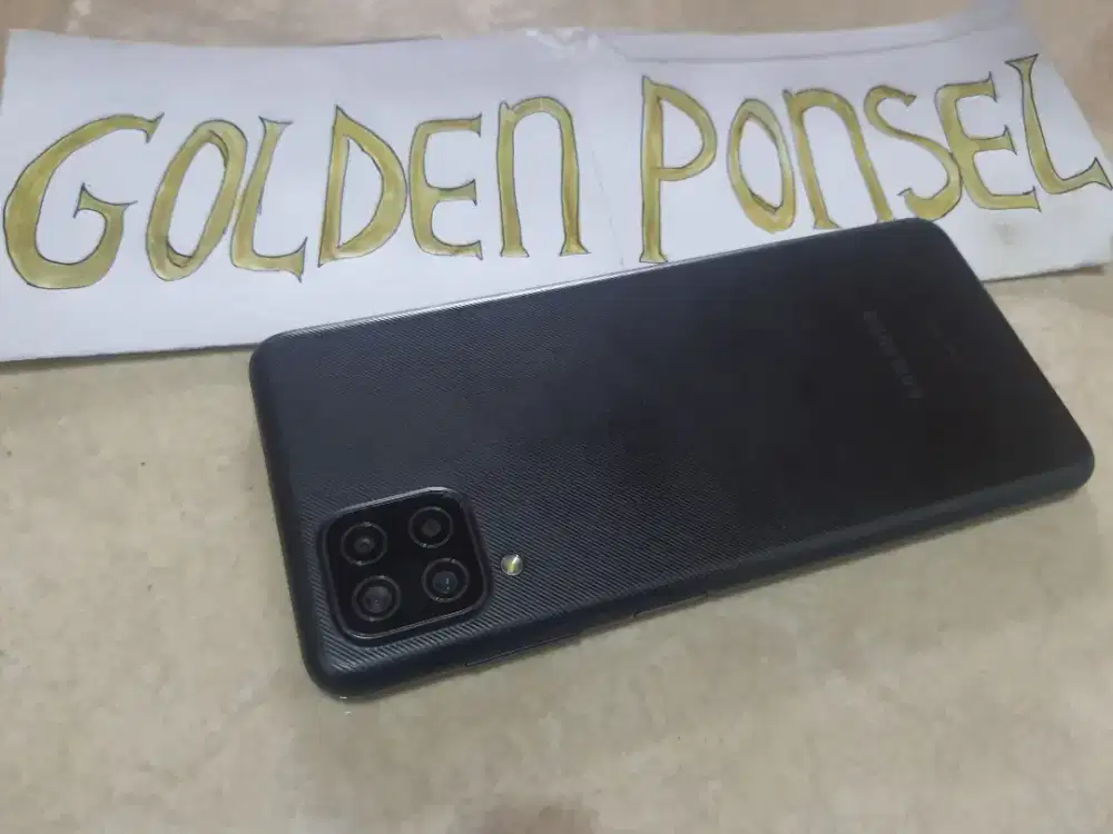 Samsung A12 Ram 6Gb/128Gb.ORI Mulus#Golden Ponsel