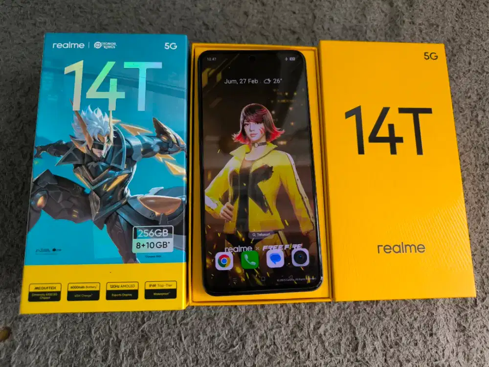 Realme 14T 8/256 5G Mulus Like New