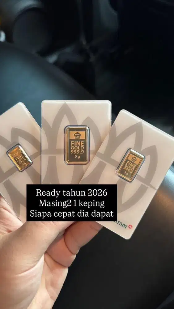 Antam 2gr 3gr 5gr tahun 2026 certieye