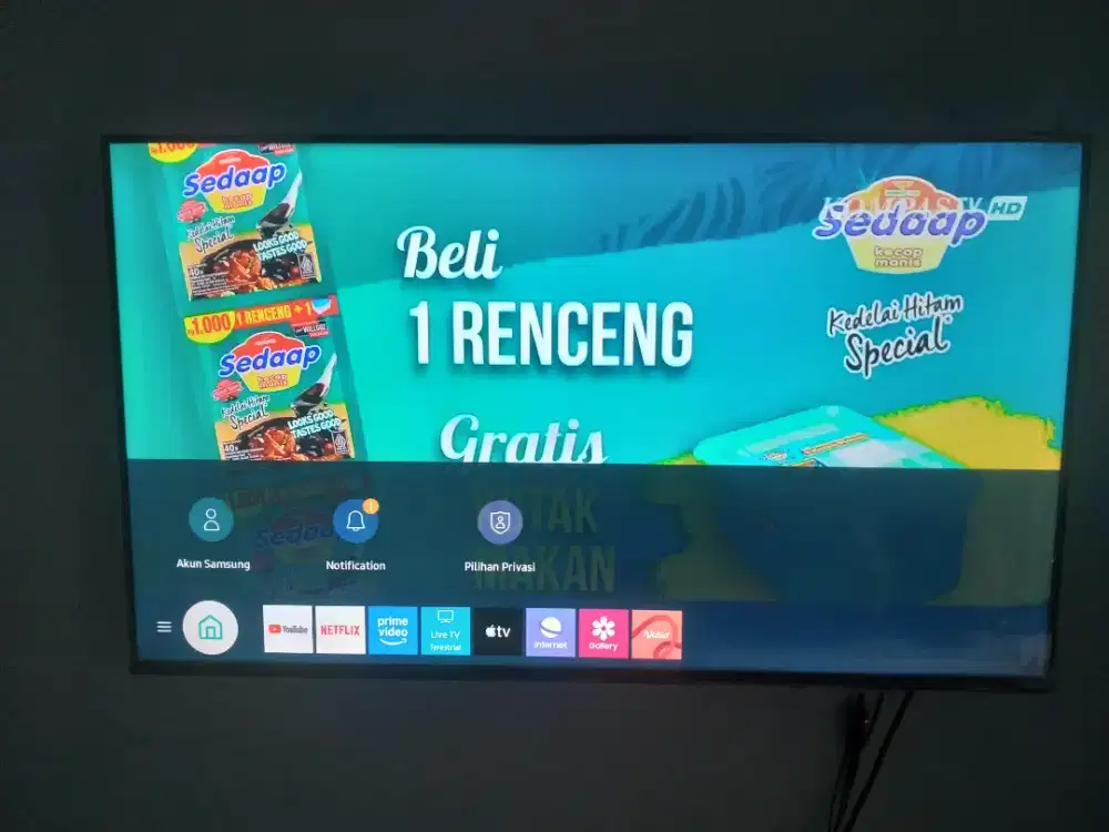 Smart tv samsung 50 inch 4k UHD bezelles android digital