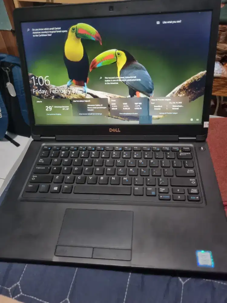 Jual laptop Dell i7 - 8650u