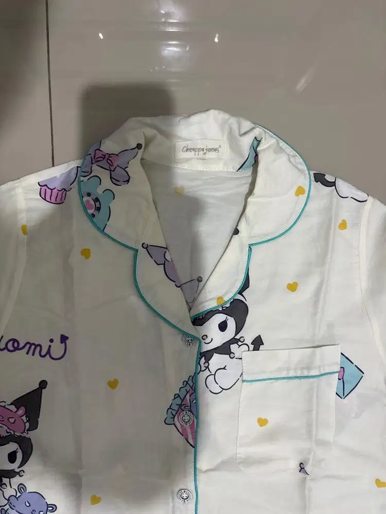 Baju tidur piyama anak katun jepang kuromi