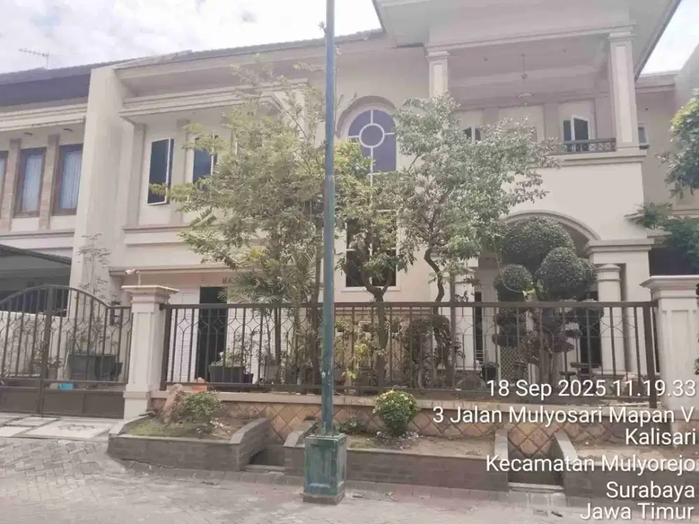 Dijual Via Lelang Rumah Lokasi Central Park Regency Jalan Mulyosari Mapan Kel Kalisari Kec Mulyorejo Surabaya