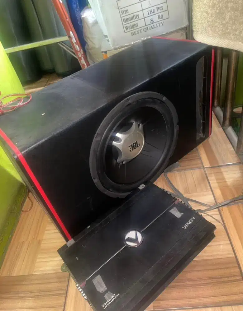 Paket audio venom dan sub jbl gt5