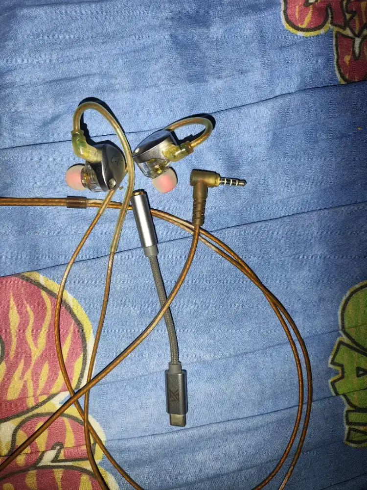 IEM Kz Castor Silver + Dac Kz Am01