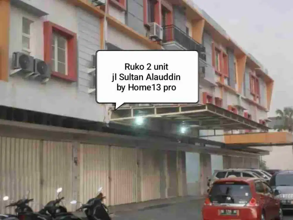Ruko Jl Sultan Alauddin Makassar (2 petak) dekat MC Donald dan Pettarani