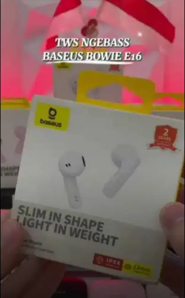 Terlaris! Headset Bluetooth Baseus Bowie E16