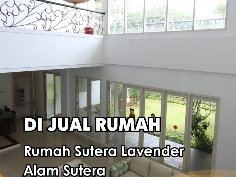 Dijual !!!  Sutera Lavender Alam Sutera 4KT+1 SHM Furnish