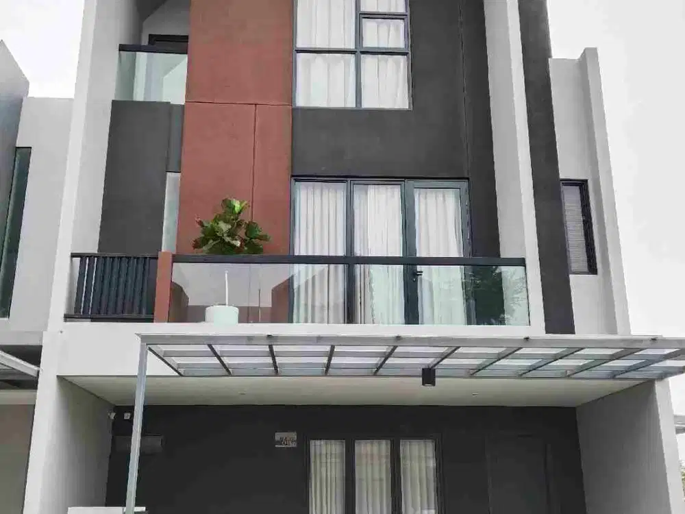 Rumah 3 lantai plus Rooftop di timur Jakarta kawasan Mandiri dan Bergengsi Harapan Indah Bekasi Cluster terbaru