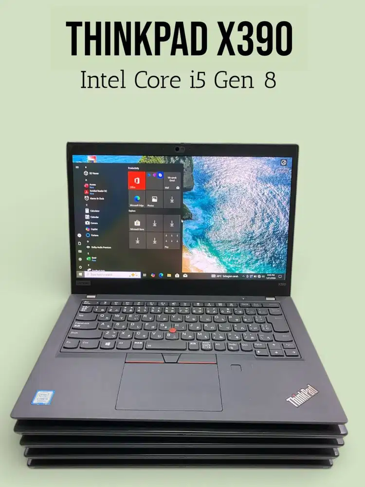Lenovo Thinkpad X390 core i5 gen 8| Kuantiti Banyak| Buat reseller