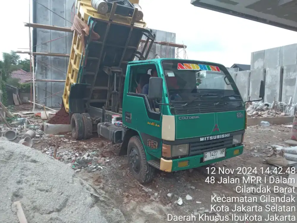 Urug tanah merah puing murni angkut puing bangunan