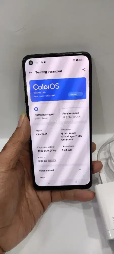 Oppo Reno 8 Ram 8+4/256gb black original