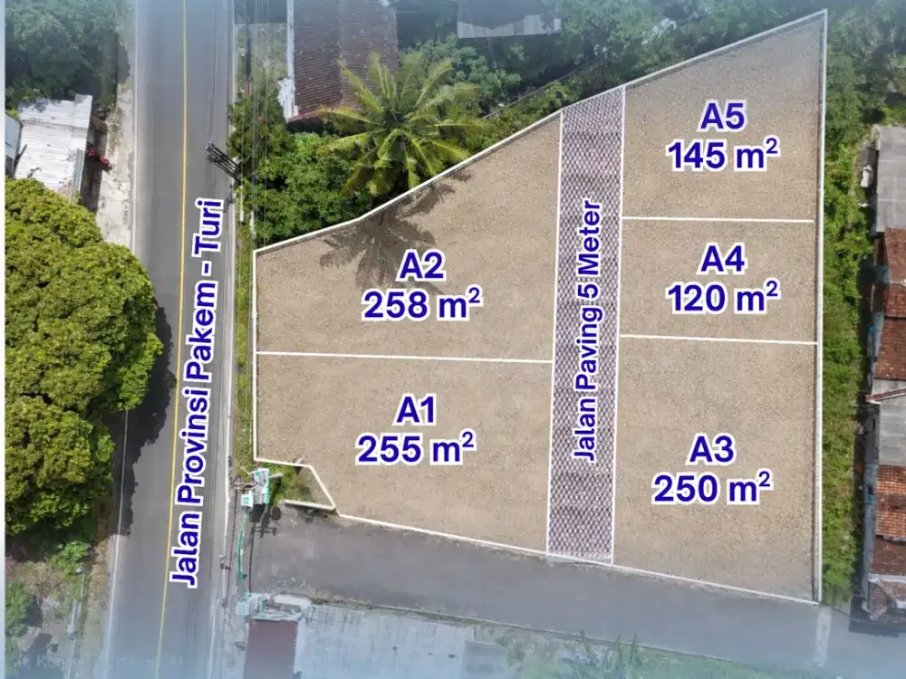 Tanah Jogja Dekat Kampus UII dan Kopi Klothok, Siap Bangun dan SHM Pekarangan