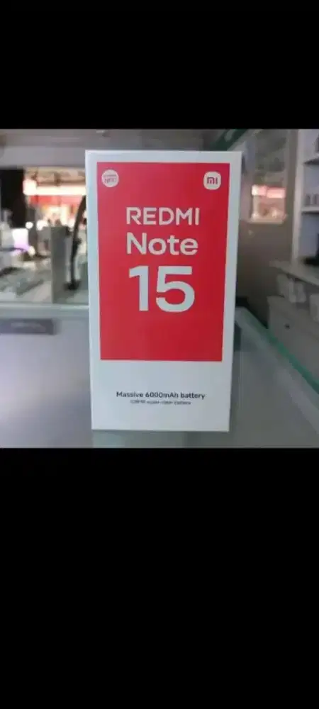 Xiaomi redmi note 15 256gb ram 8gb dan6/128 garansi resmi