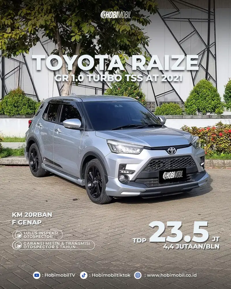 Raize GR 1.0 Turbo TSS AT Thn 2021