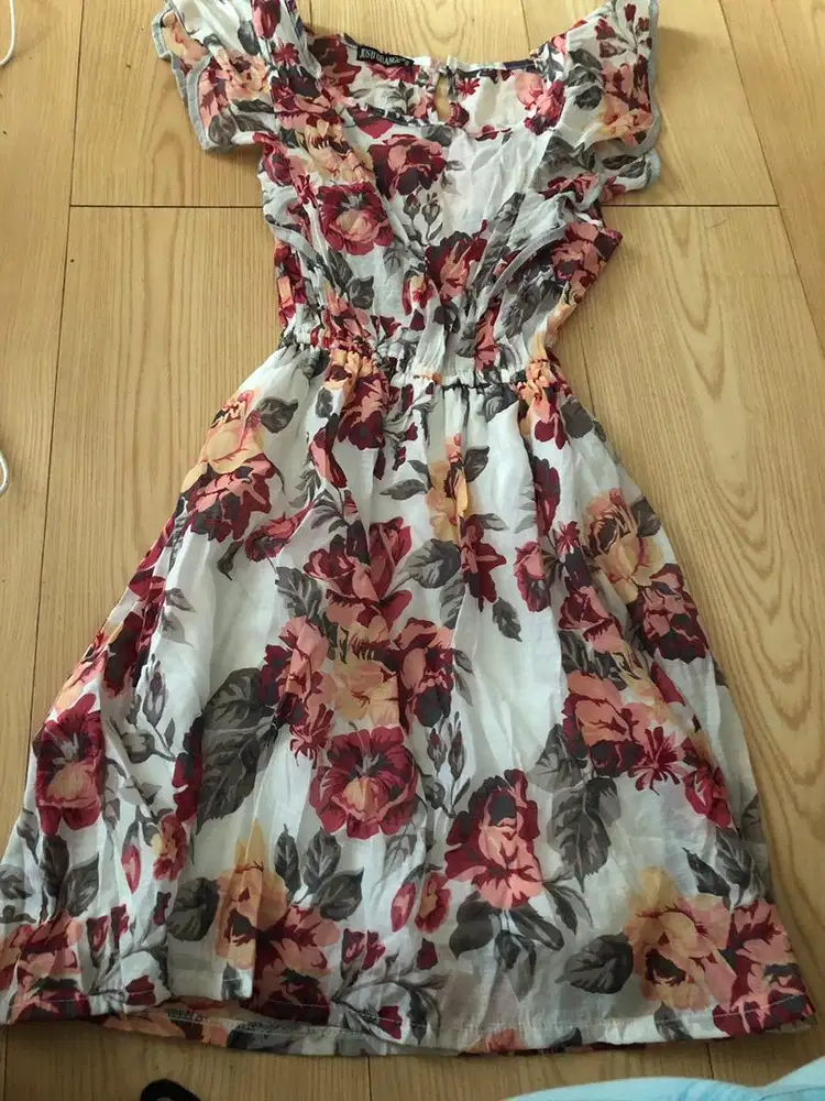 Dresss kembang katun