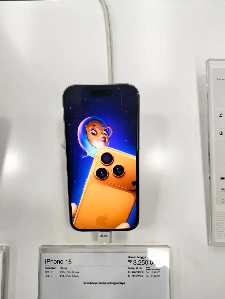 Credit iPhone 15 128GB cicilan bunga mulai 0% gratis hingga 2xcicilan