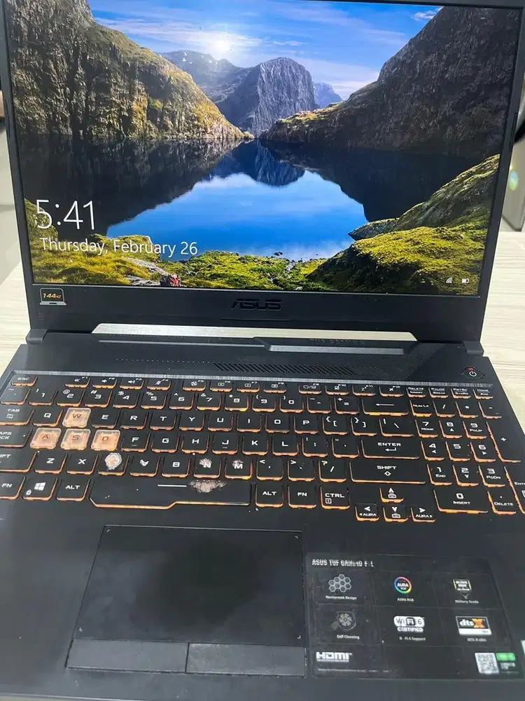 Jual Asus Tuf F15 FX506LH ram 24gb/512gb