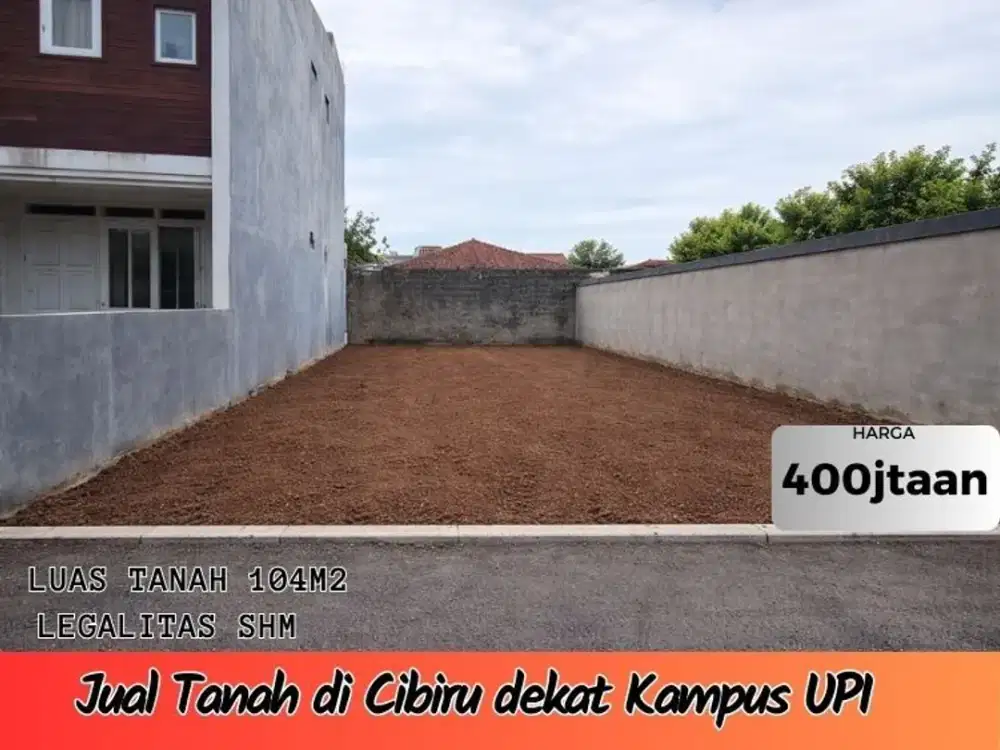 Dijual Tanah Strategis di Cibiru – Dekat Kampus UPI