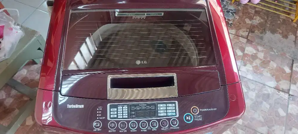 Mesin Cuci 1Tabung LG WF-S1100CR 11kg Top Load