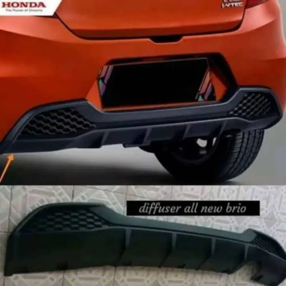 diffuser honda brio rs original tahun 2019 - 2021