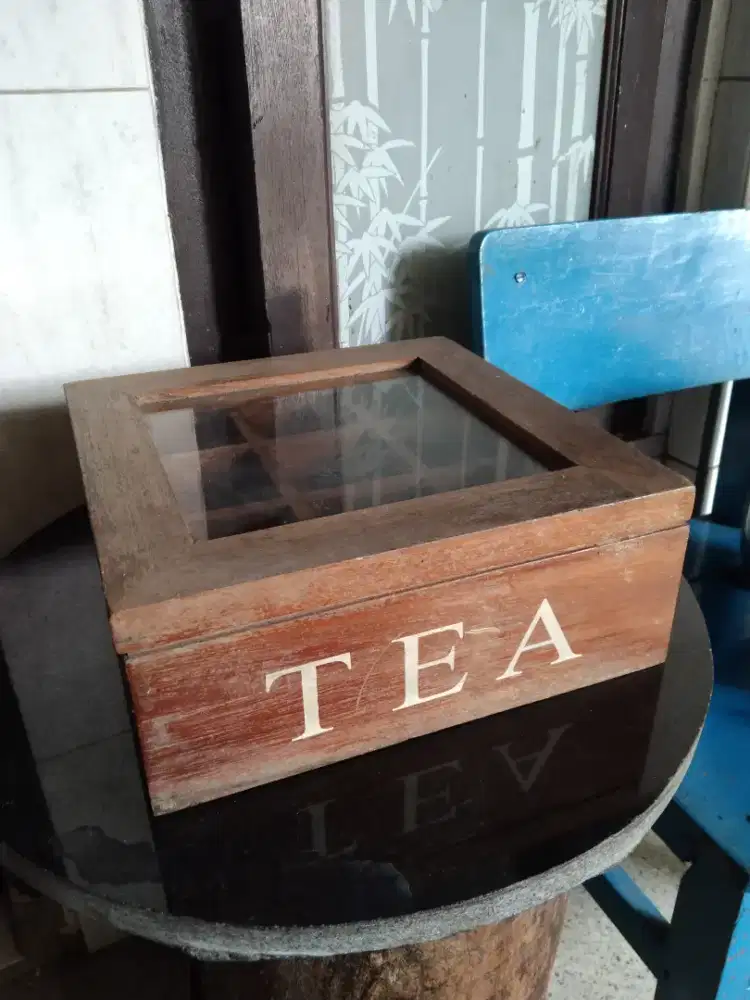 Jual murah tea box vintage