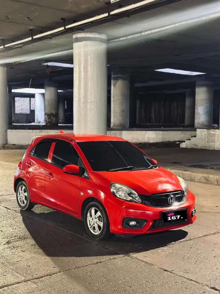 HONDA BRIO E SATYA A/T MERAH RARE MURAH