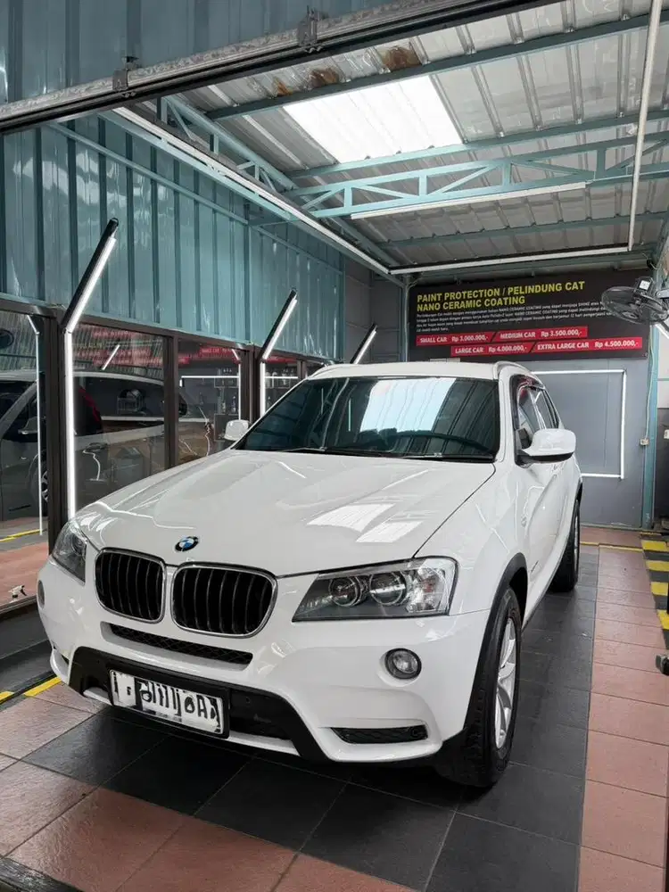 CASH MURAH BMW X3 DIESEL 4X4 PUTIH ON RED vw audi mercy
