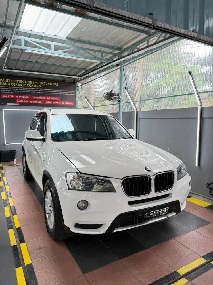 CASH MURAH BMW X3 DIESEL 4X4 PUTIH ON RED vw audi mercy