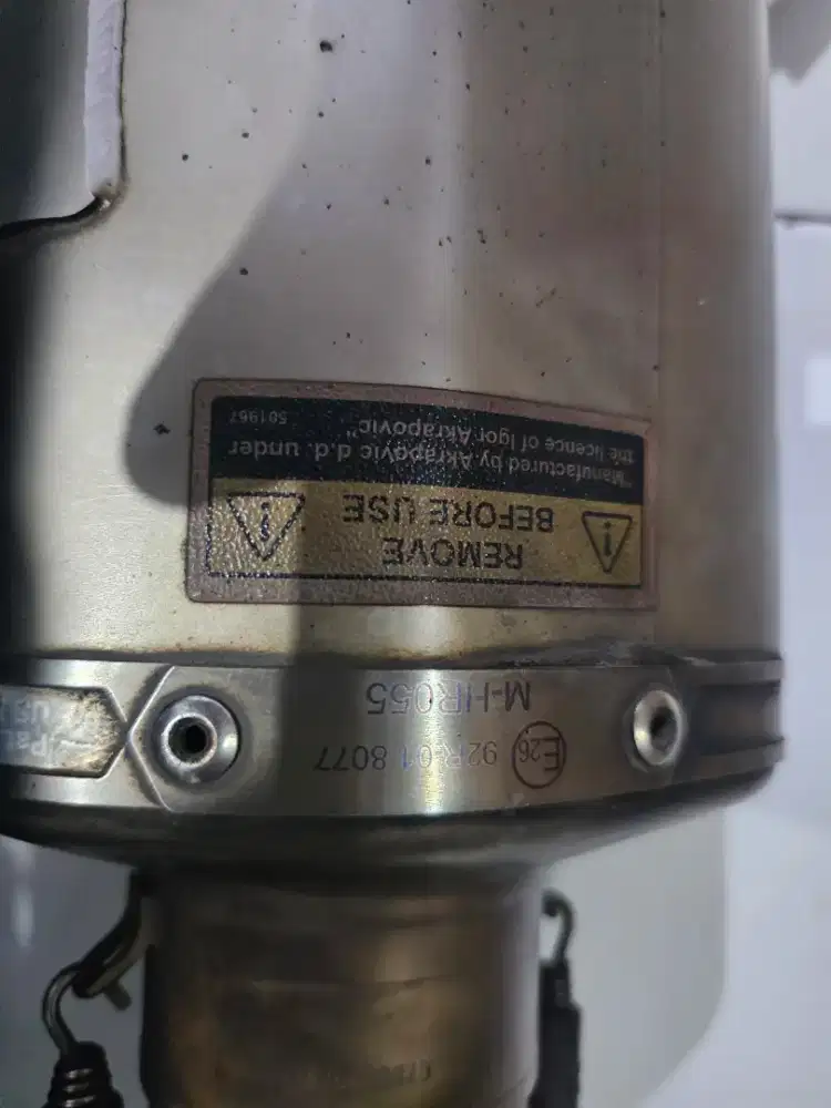 Knalpot Akrapovic original untuk X-MAX 250