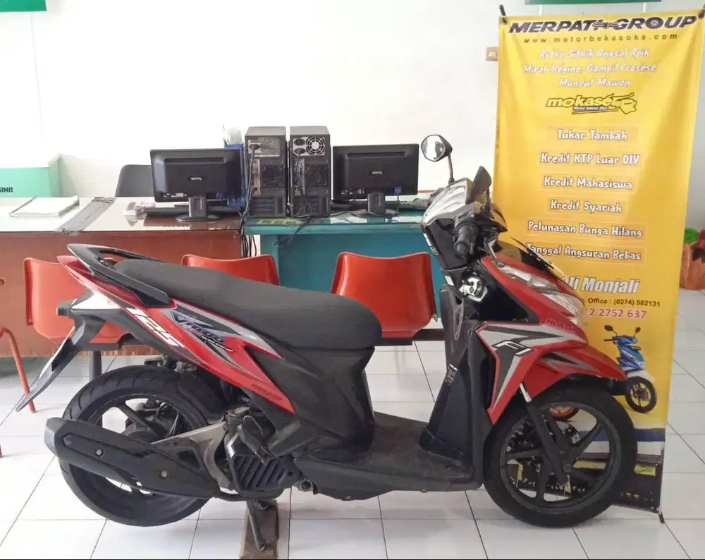 HONDA VARIO 125 TH 2014 KREDIT MOTOR MURAH MOKASE MERPATI MONJALI
