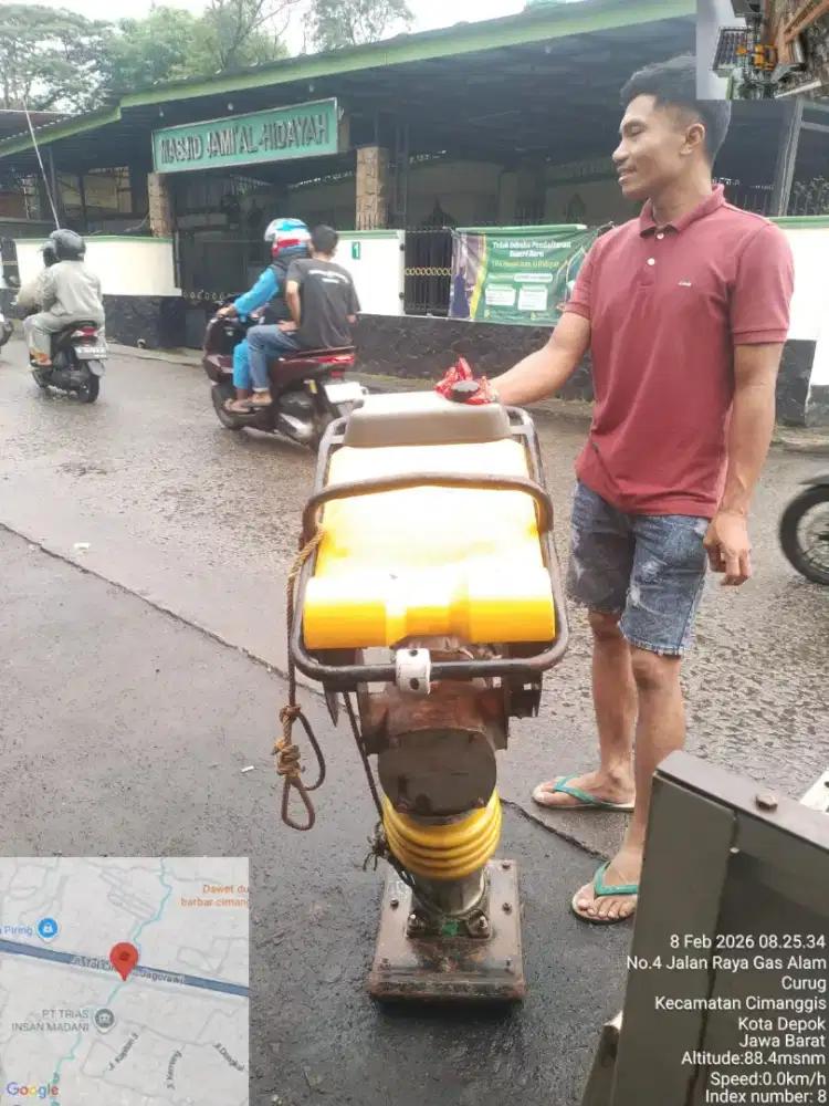 Stemper kodok mesin roller 2 ton molen