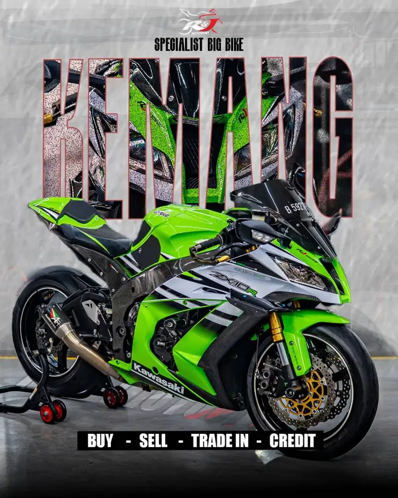 Kawasaki ZX10R ZX10 ZX 10 Anniv 30Th Nik 2014 Knalpot Austin Racing
