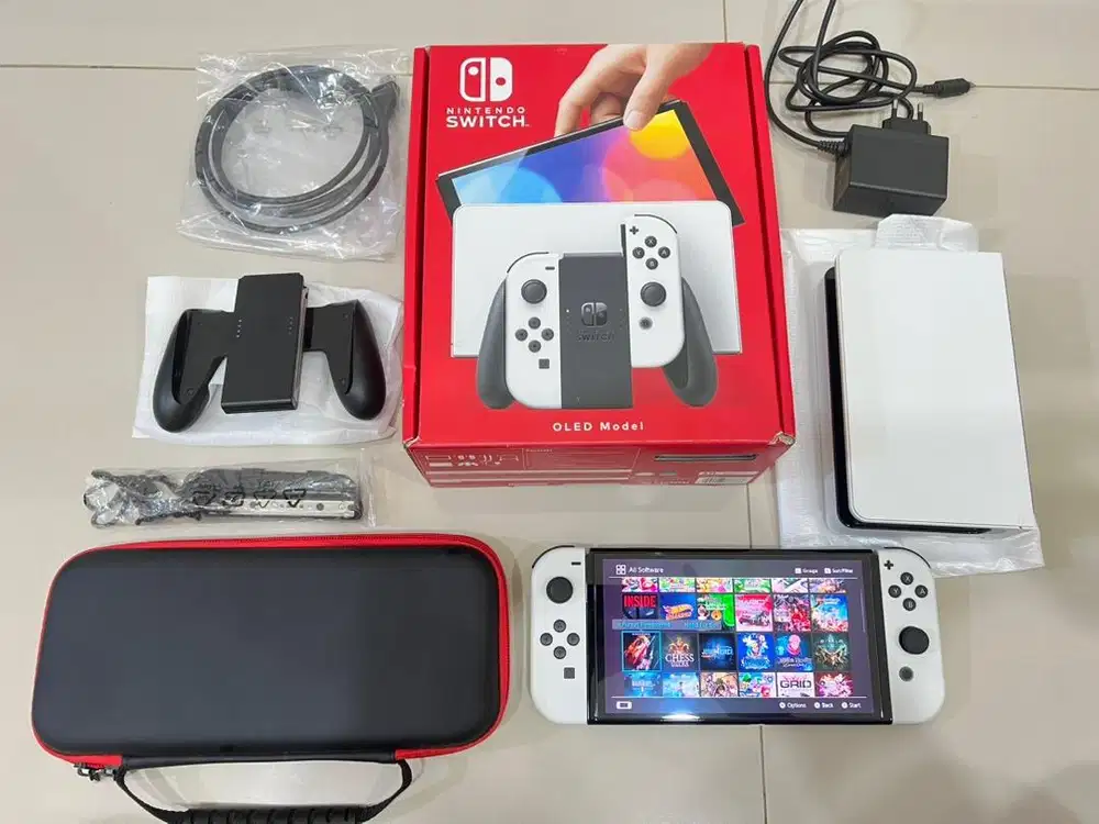 Nintendo Switch OLED 512gb dualboot CE EF WE pembelian nov 2025