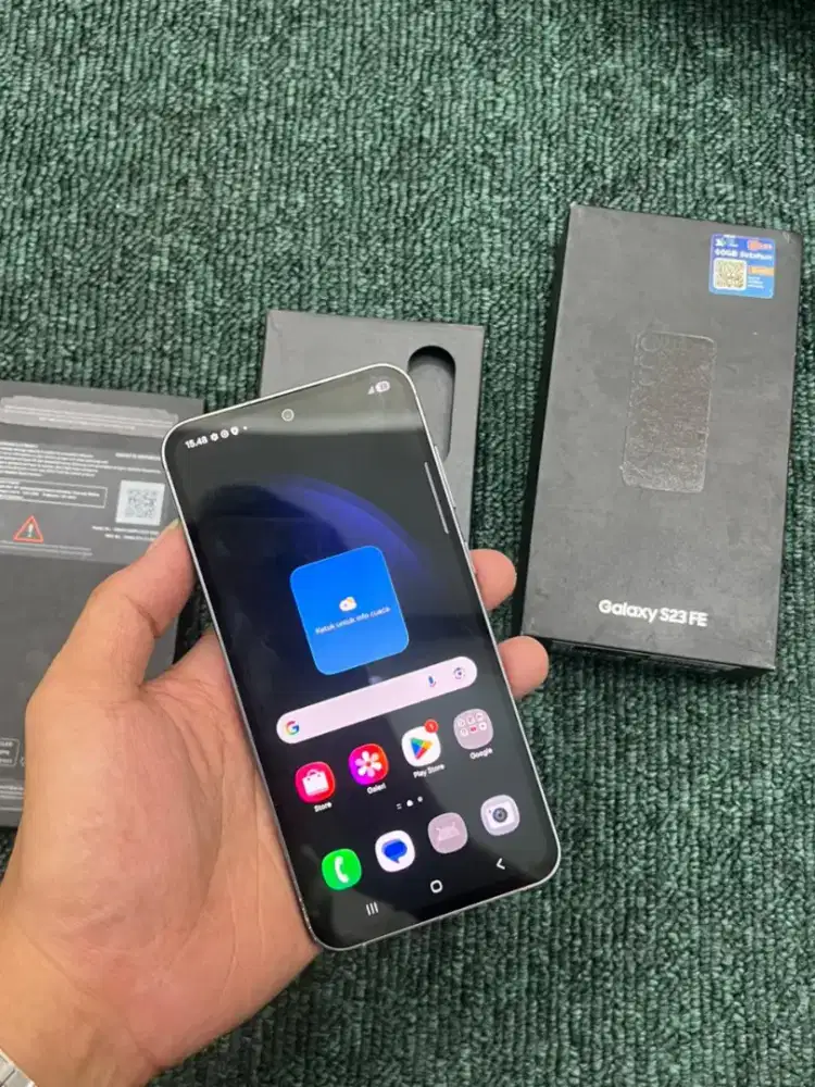 Samsung s23FE 8/256 lengkap full ori