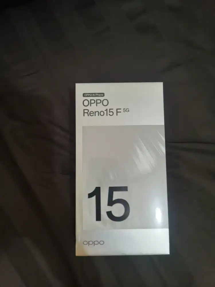 oppo Reno 15 f kapasitas 8/256 warna biru muda,masih tersegel