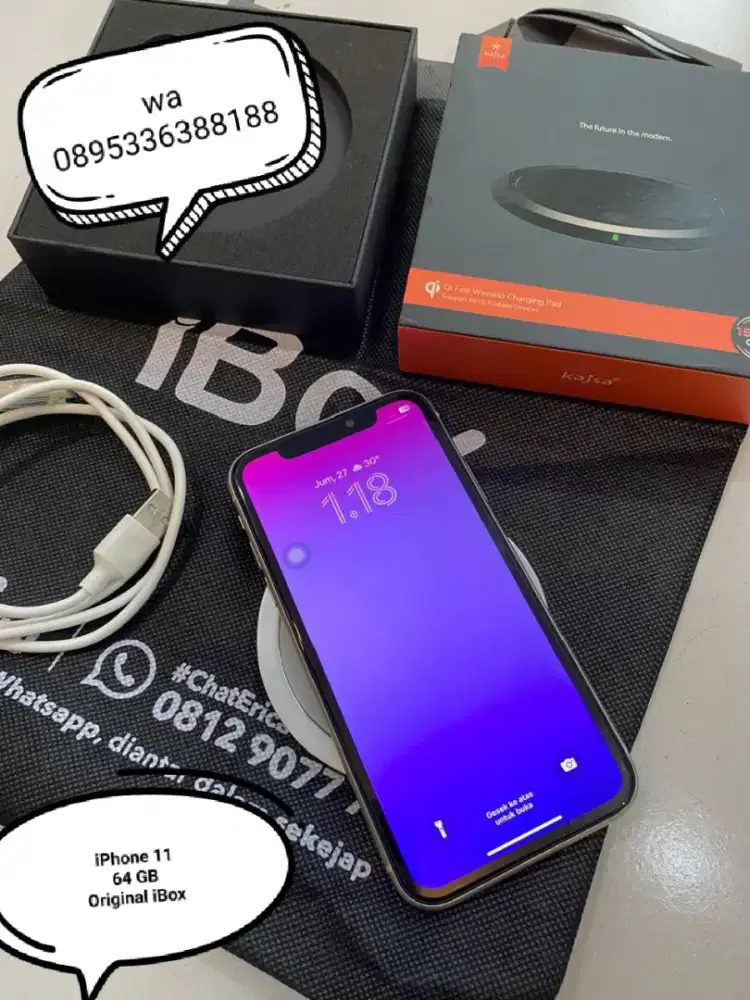 Wireless Charging Pad kajsa W6 Bekas