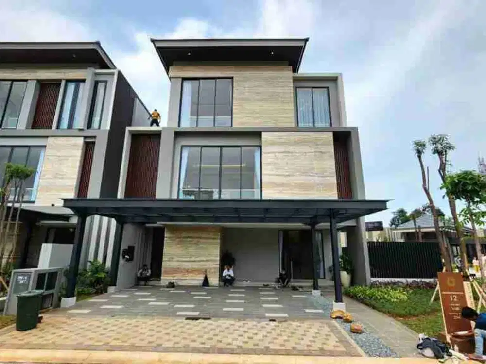 TWONHOUSE 3 LANTAI  MEWAH DI BINTARO JAYA FASILITAS LENGKAP