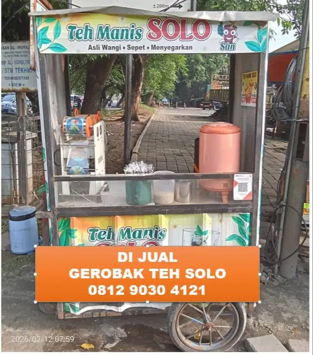 DIJUAL GEROBAK TEH SOLO MURAH