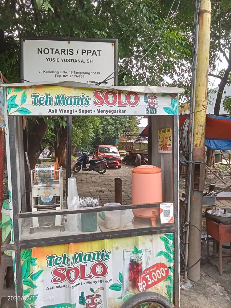 DIJUAL GEROBAK TEH SOLO MURAH