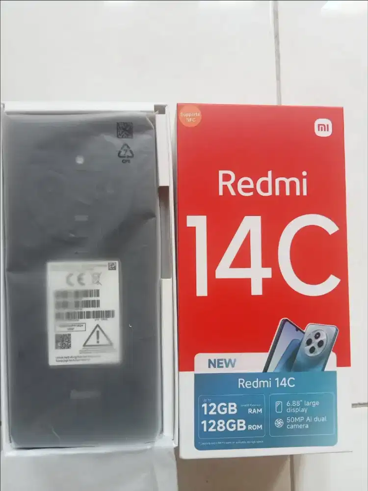 MuraH! Baru 8 Hari! Like New! Redmi 14C 6+/128 ORI Pas!!