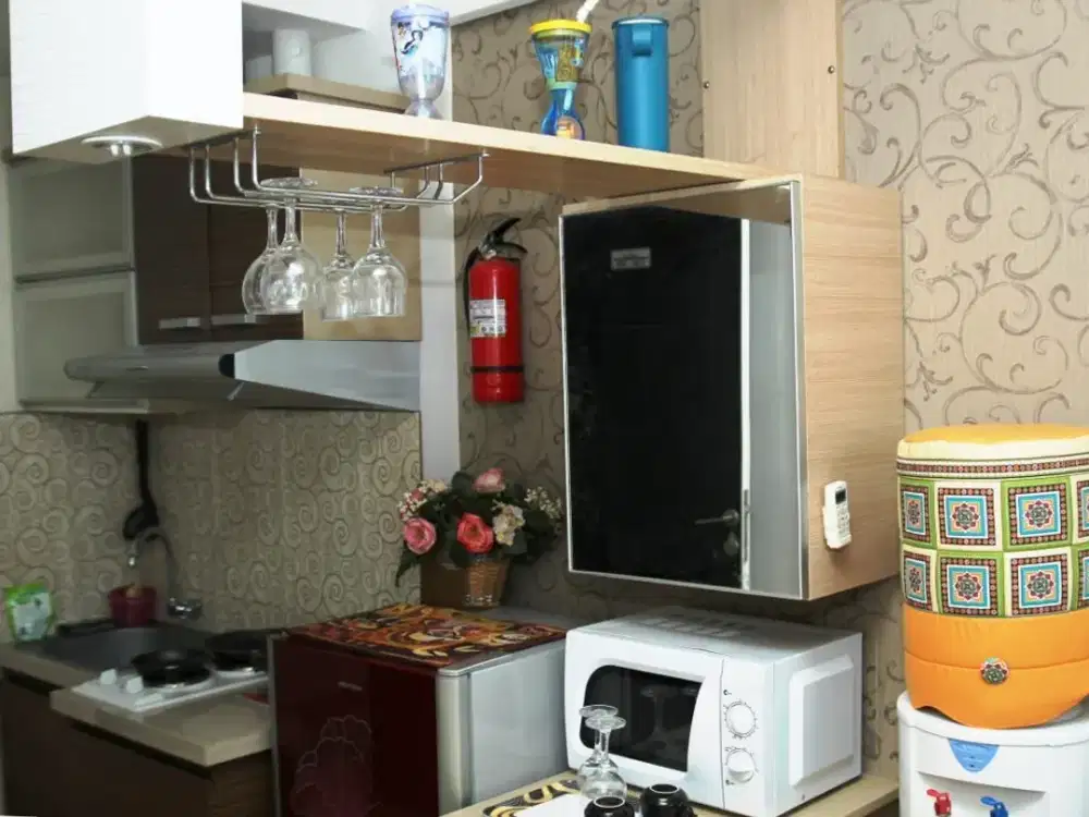 Free IPL 1 thn Apartemen 2BR dekat UPH Karawaci, Full Furnished