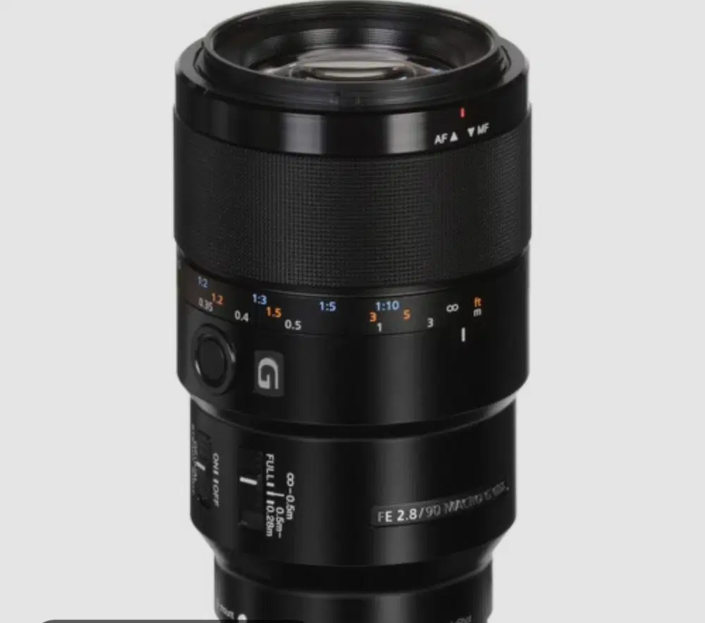 di jual lensa Sony Macro fe 90mm f2.8 Macro G Lens Full Frame Original