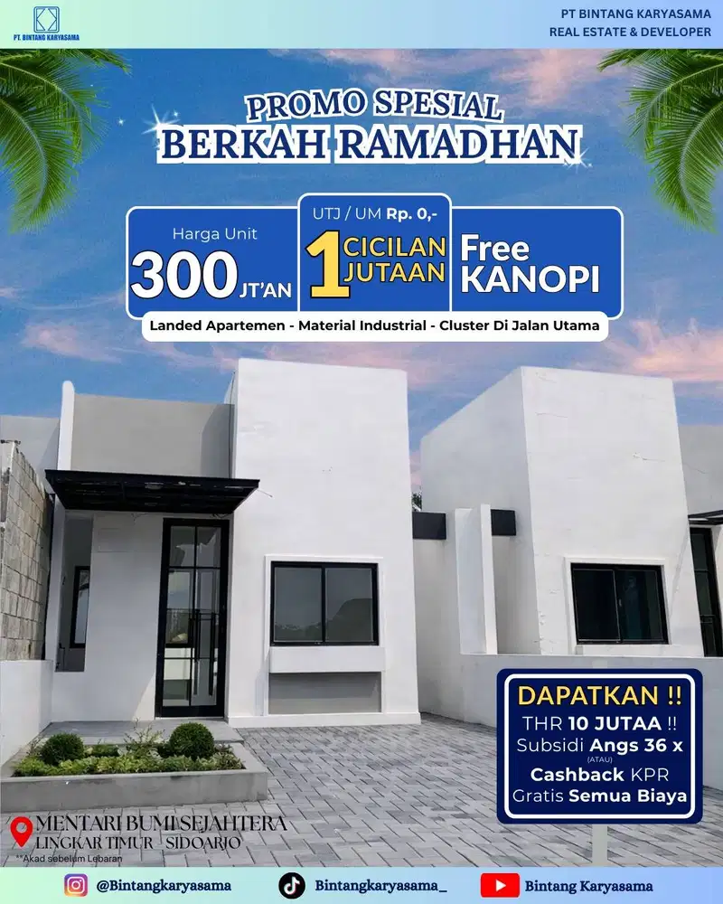 Rumah Sidoarjo Candi mulai Rp. 250 jt-an