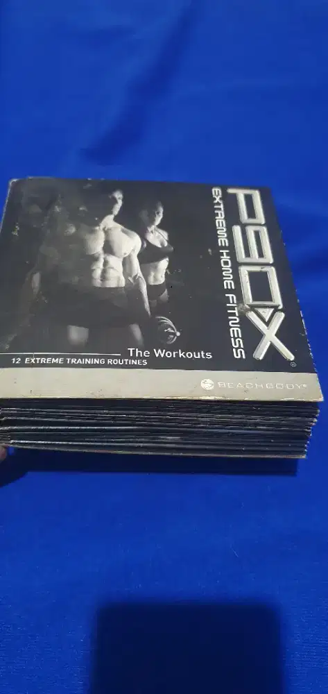 Satu set(12) DVD D9OX HOME FITNESS WARKOUT
