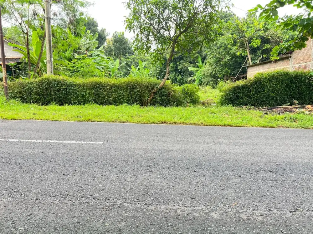 Tanah 1333m² Strategis Tepi Jl Raya Mojogedang Karanganyar