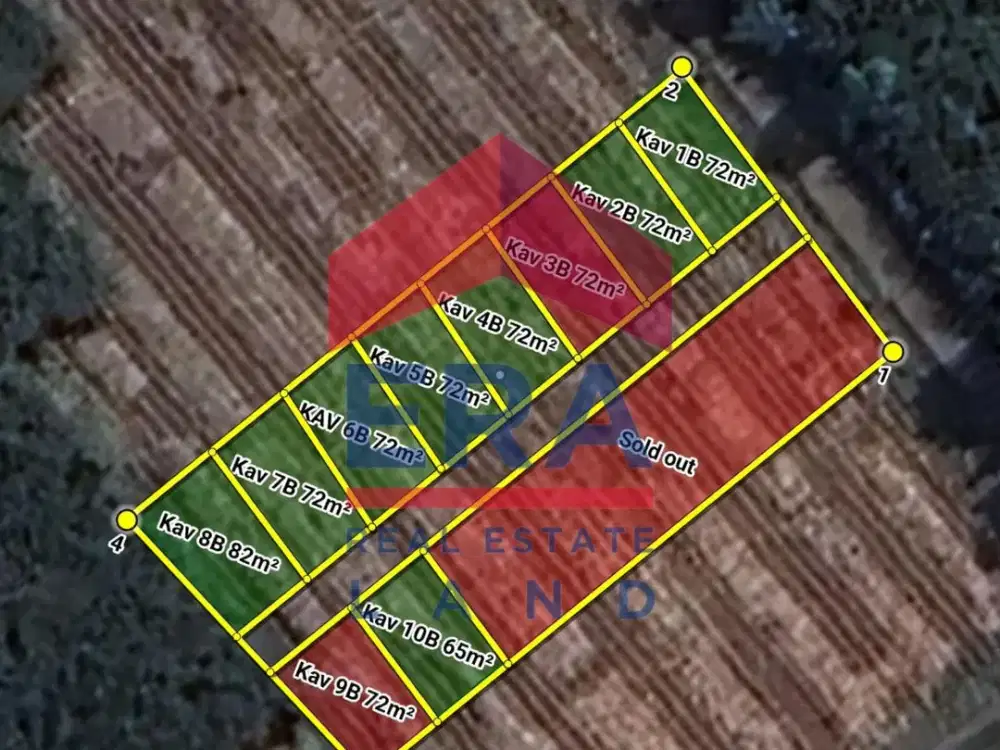 Dijual Tanah Kavling di Jalan Sunan Bonang Bulurejo Pakis Malang