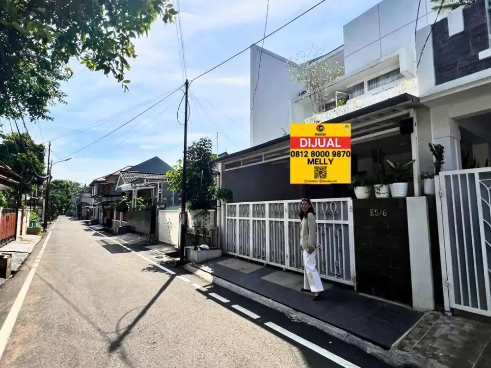 Rumah Modern 2 Lantai Komplek Pondok Kelapa Duren Sawit Jakarta Timur