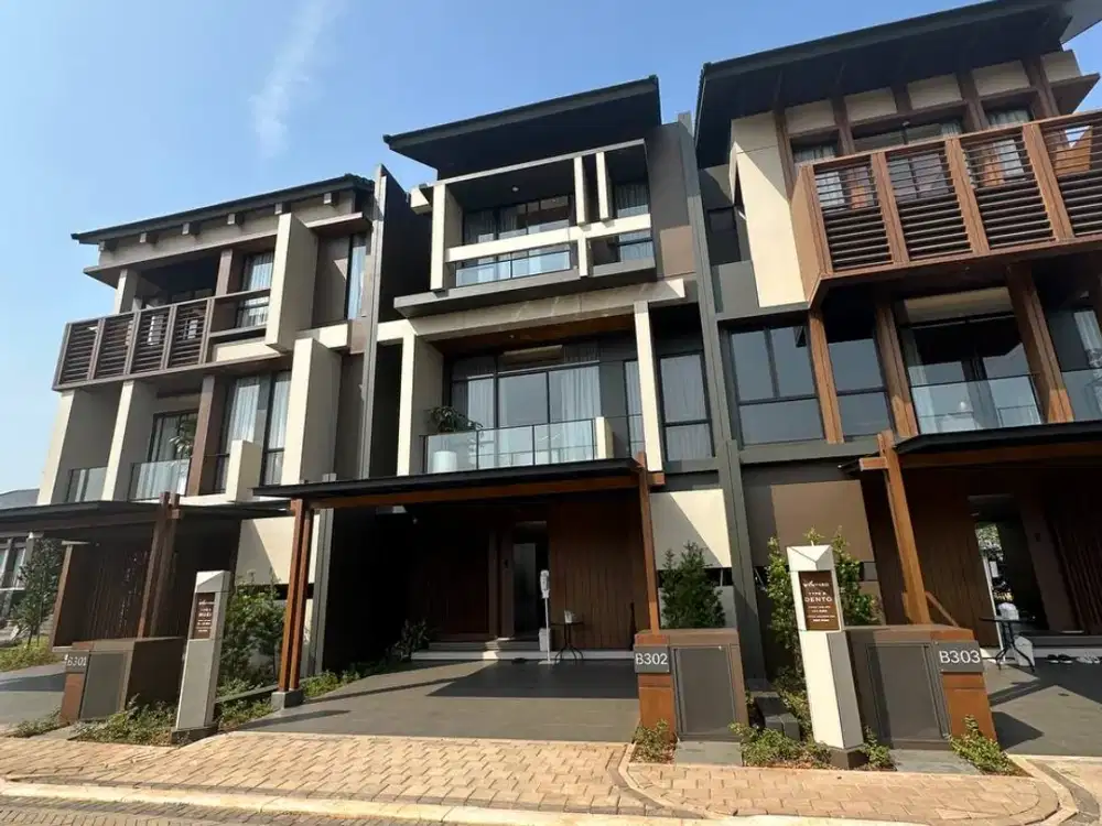 Hunian Cantik 3 Lantai Lebar 8 10 Menit ke ICE dan AEON Mall BSD